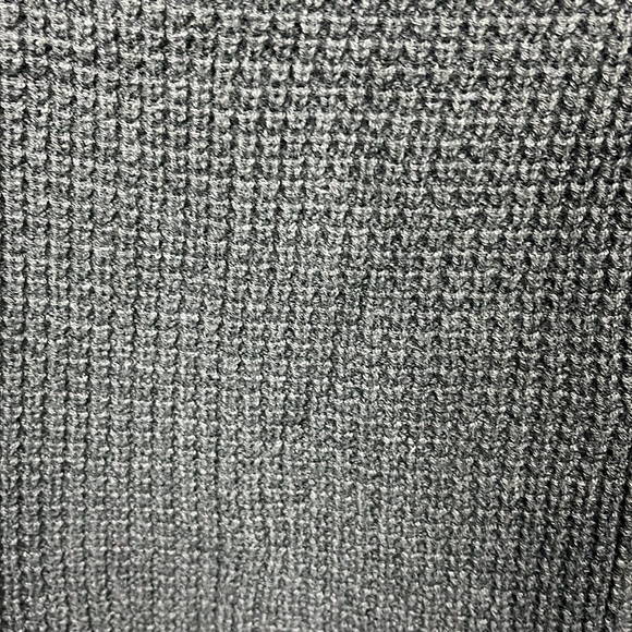 Banana Republic Womens Cardigan S Gray Double Breasted Crop Waffle Knit Boxy EUC - Picture 6 of 12